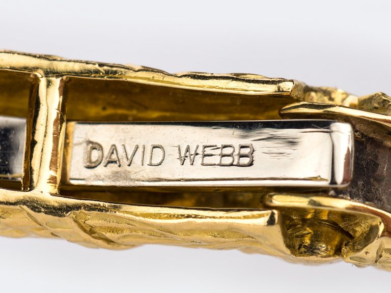 DAVID WEBB Horse Head Bangle with Ruby & Diamonds - Image 3
