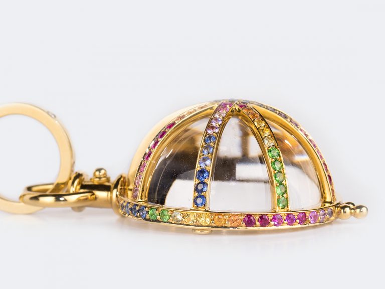 TEMPLE ST CLAIR Celestial Amulet set with Multicolor Sapphires - Image 2