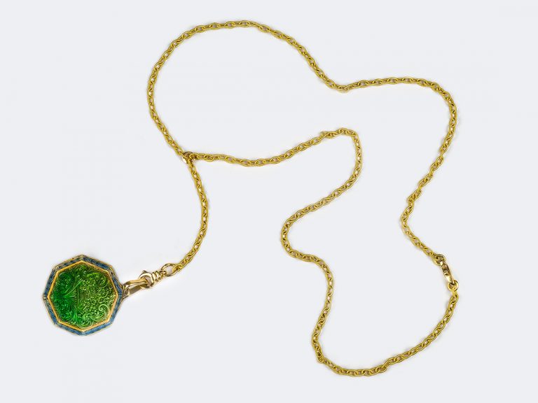 Victorian Enamel Pendant - Image 2