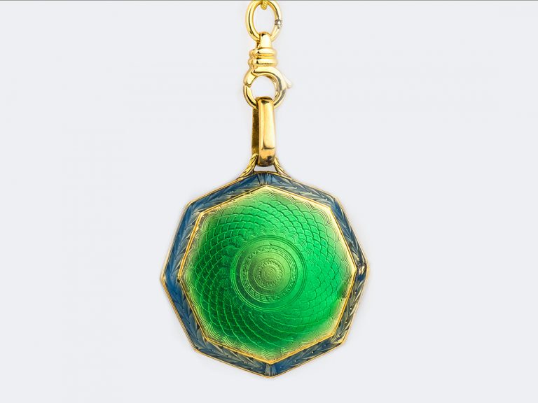 Victorian Enamel Pendant - Image 5