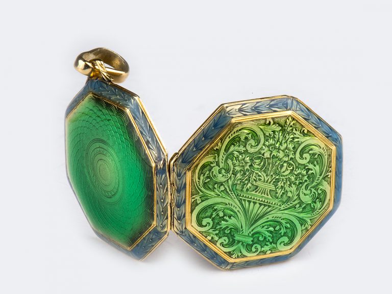 Victorian Enamel Pendant - Image 4