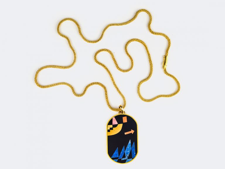 BULGARI Harstone Tag Pendant Necklace - Image 2