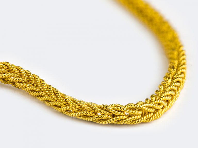 BULGARI Harstone Tag Pendant Necklace - Image 4