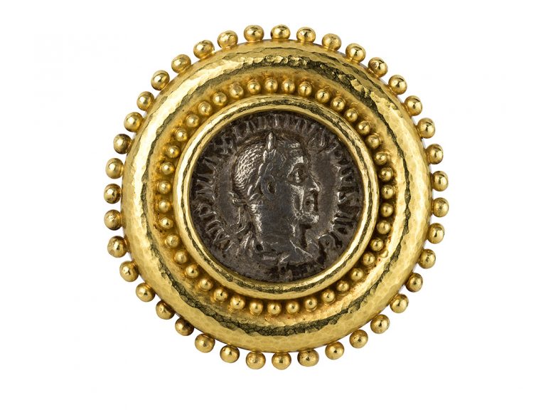 ELIZABETH LOCKE 18k Coin Pendant