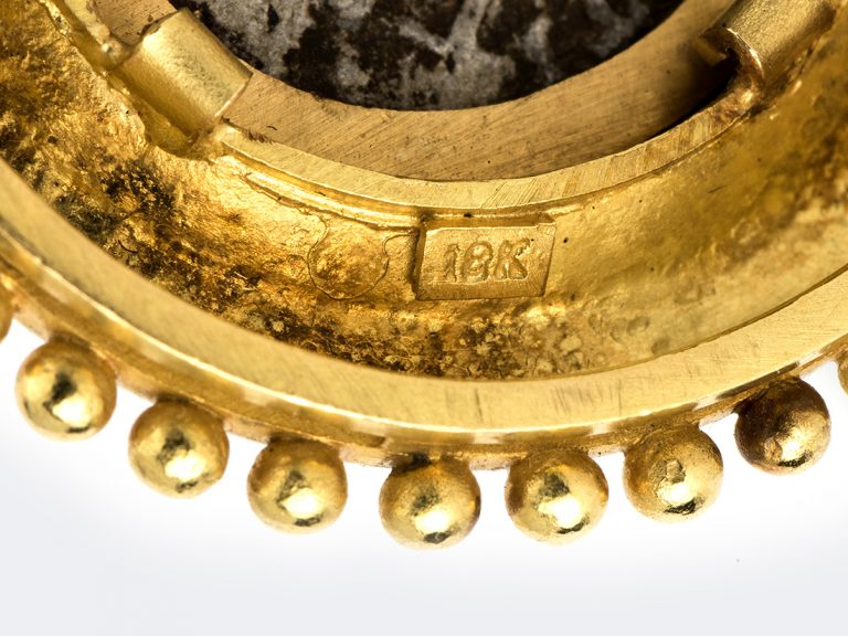 ELIZABETH LOCKE 18k Coin Pendant - Image 3