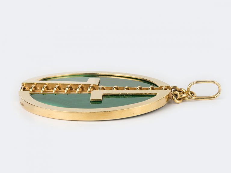 GUCCI 18k Malachite Pendant - Image 4