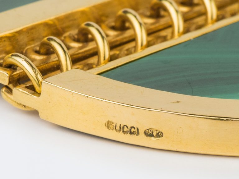 GUCCI 18k Malachite Pendant - Image 5