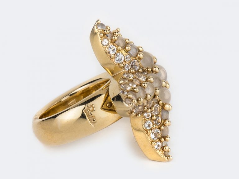 POMELLATO Moonstone Starfish 18k Ring - Image 2