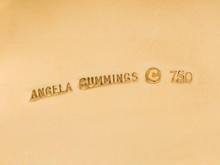 ANGELA CUMMINGS Mother of Pearl Floral Cuff - Image 7