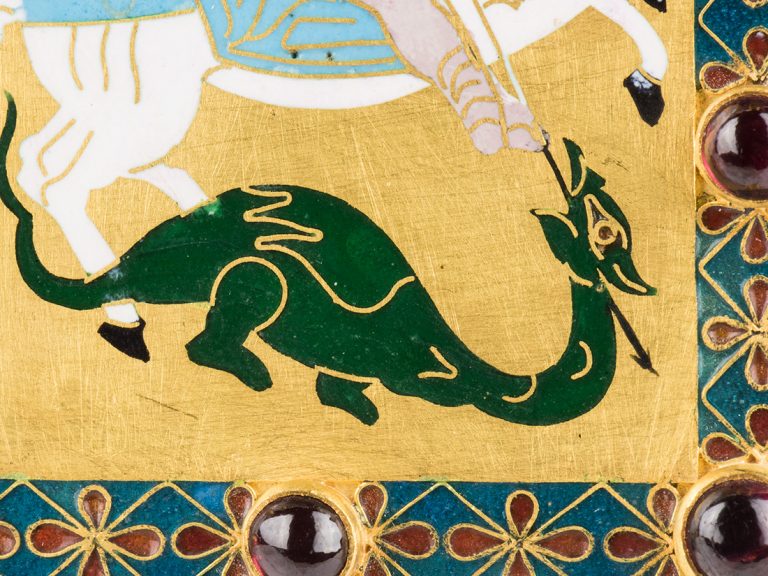 LALAOUNIS St. George Pendant with Ruby - Image 4