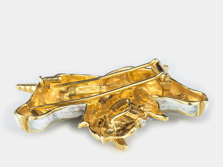 ALDO CIPULLO Mandarin Citrine Unicorn Clip - Image 6
