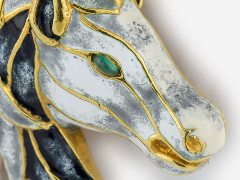 ALDO CIPULLO Mandarin Citrine Unicorn Clip - Image 3