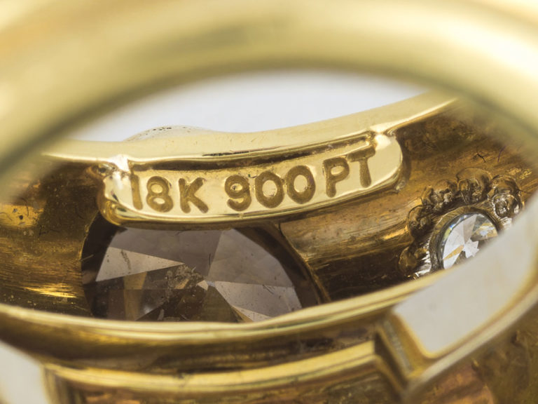 DAVID WEBB Colored Diamond Stack Ring - Image 5