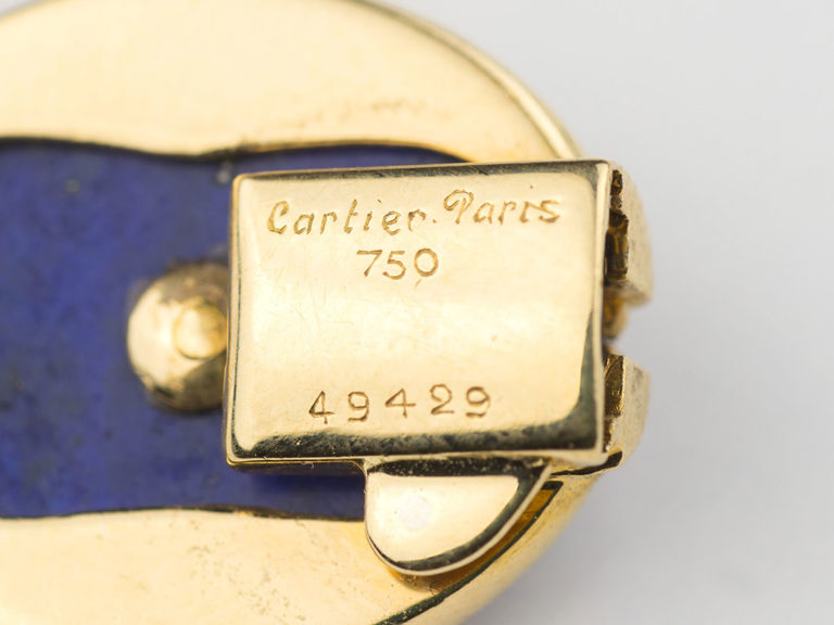 CARTIER Lapis Mother of Pearl Bracelet - Image 5