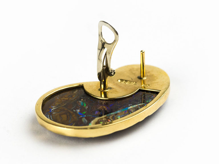 A. GRIMA 18k Opal Earrings - Image 4