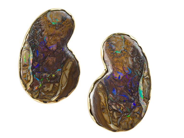 A. GRIMA 18k Opal Earrings