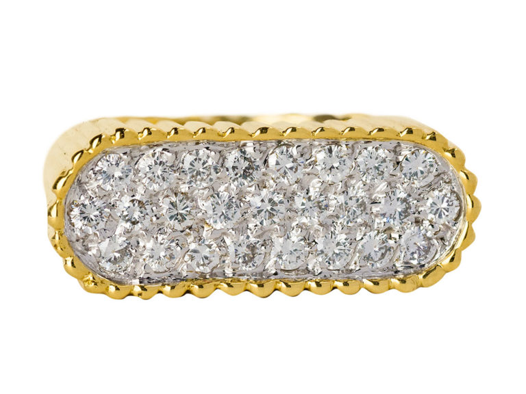 KUTCHINSKY Diamond Ring. D=2.50cts