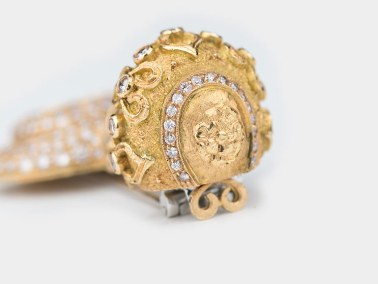 NARDI Rose Gold Diamond Blackamoor - Image 3