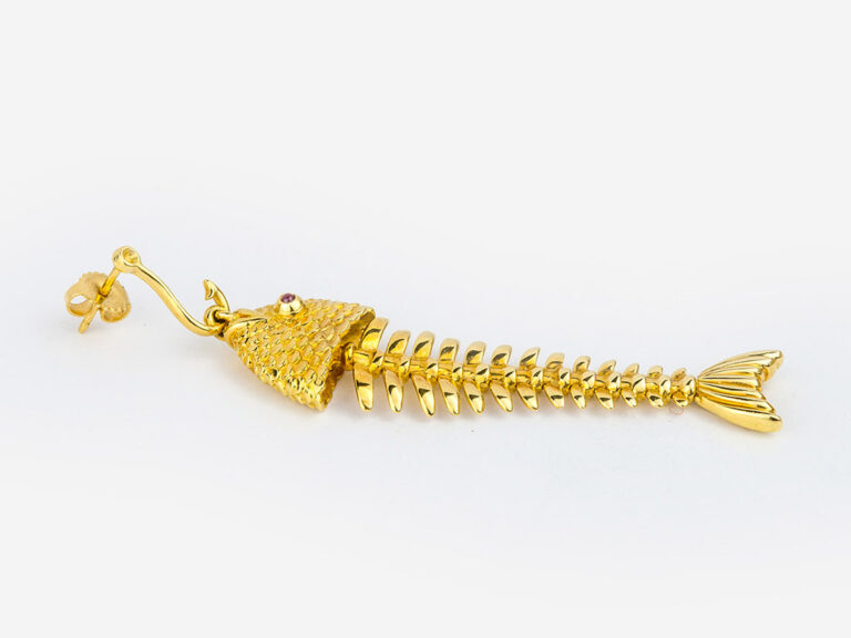 TIFFANY Fish Earrings - Image 2