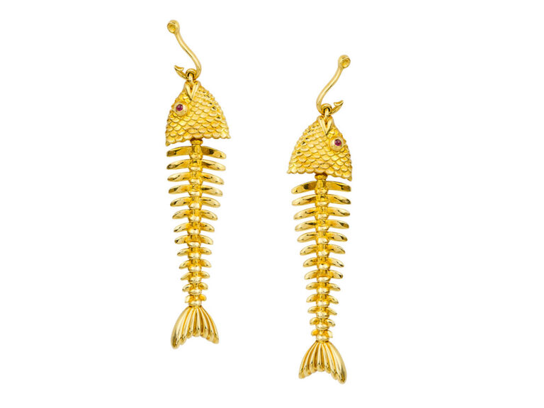 TIFFANY Fish Earrings