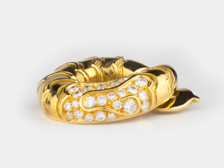 MARINA B Circle Clip Earrings - Image 3