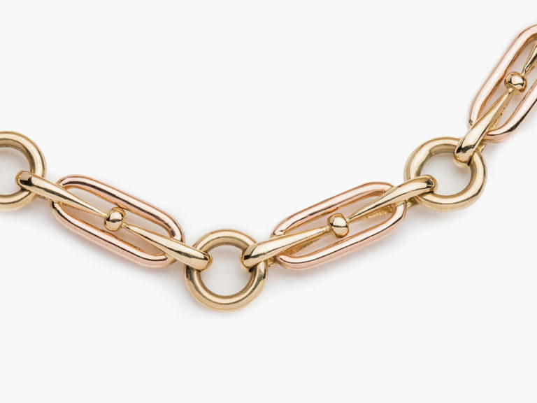 BULGARI Two color Gold Chain - Image 3