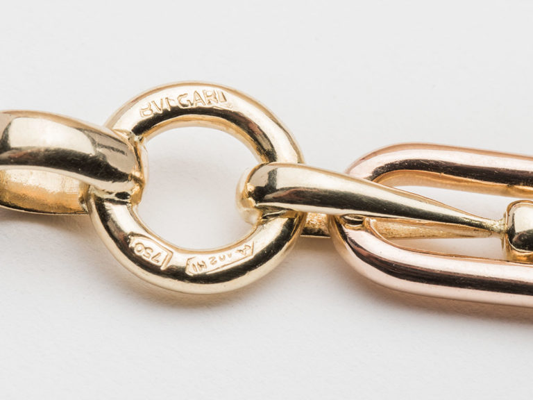 BULGARI Two color Gold Chain - Image 4