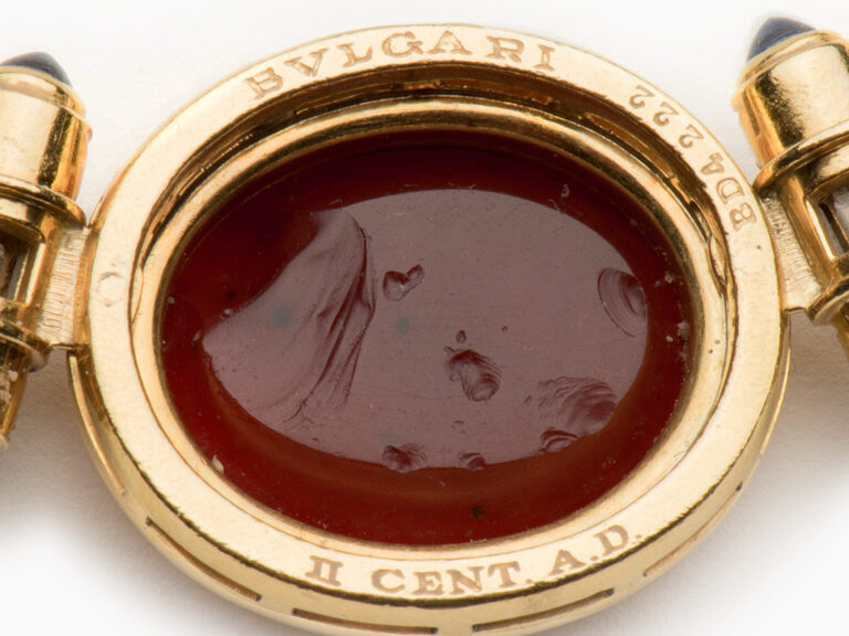 BULGARI Carnelian & Intaglio Necklace - Image 6