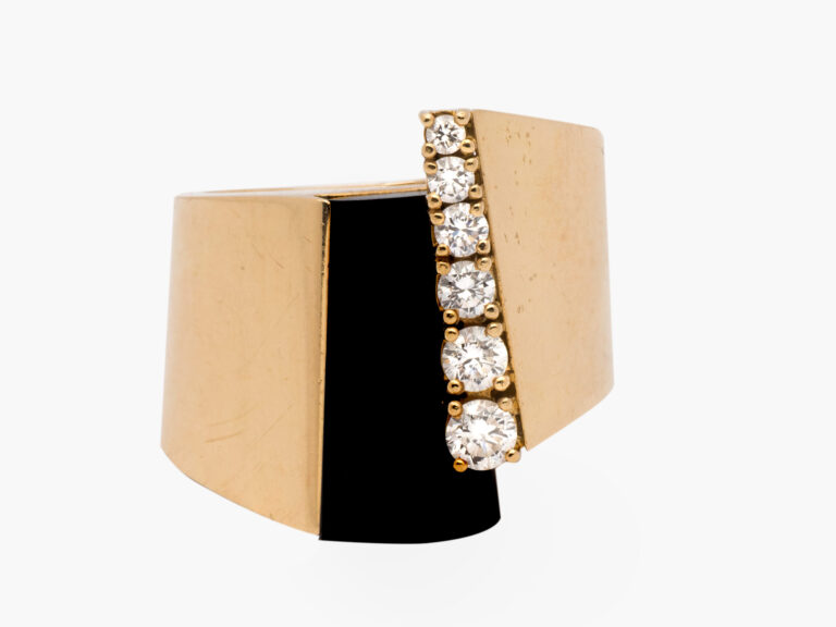 GUBELIN Vintage Onyx and Diamond Set - Image 4