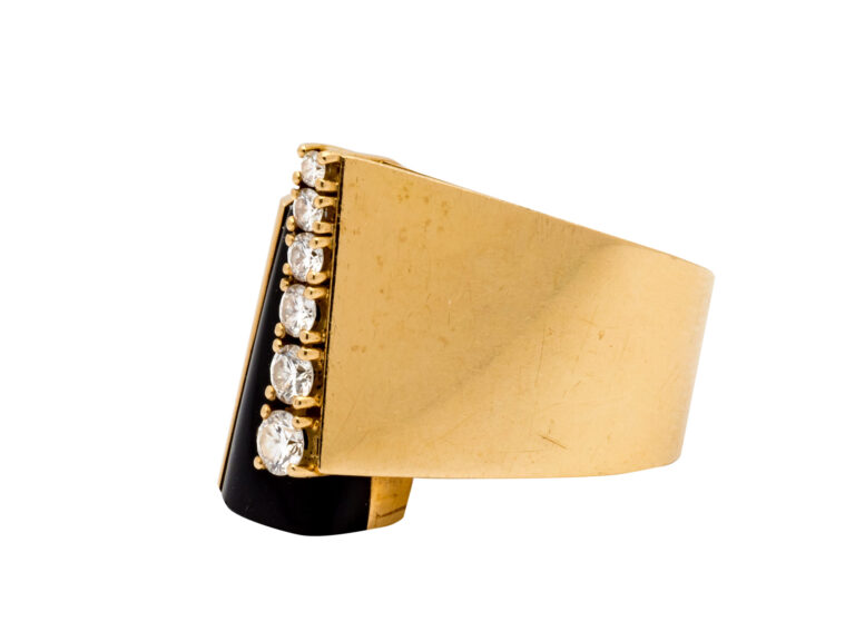 GUBELIN Vintage Onyx and Diamond Set - Image 5