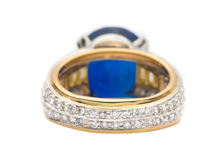 10.4 Ct Madagascar Natural Sapphire Diamond Ring - Image 5