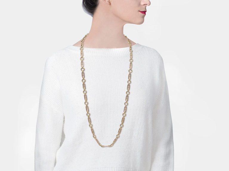 BULGARI Two color Gold Chain - Image 2