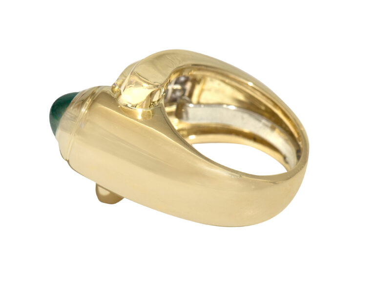 DAVID WEBB Emerald/Diamond Ring - Image 3
