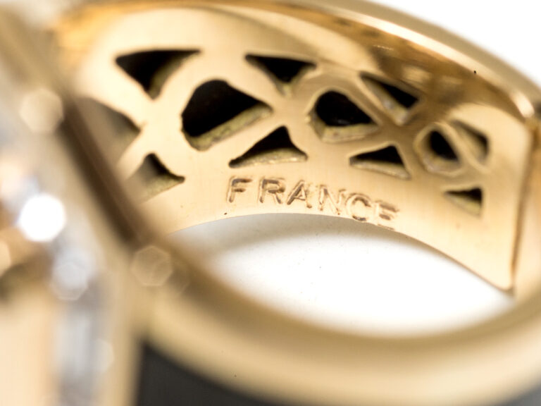 MARINA B "Pharaon Jasmine" Diamond and Enamel Ring - Image 7
