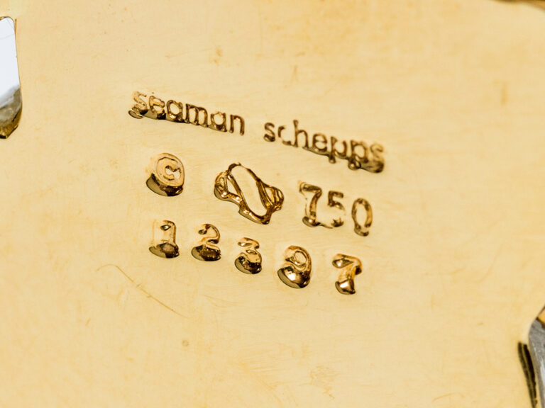 S SCHEPPS Rock Crystal Chessman Pin - Image 3