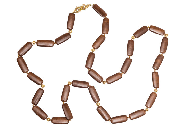 VERDURA Wood Long Necklace