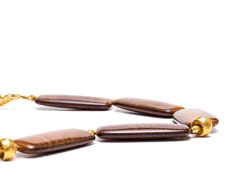 VERDURA Wood Long Necklace - Image 3