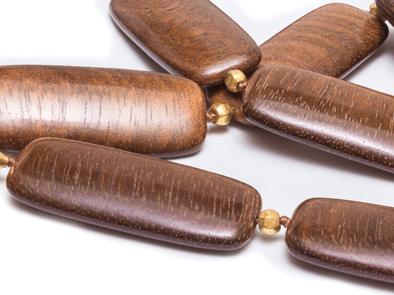 VERDURA Wood Long Necklace - Image 7