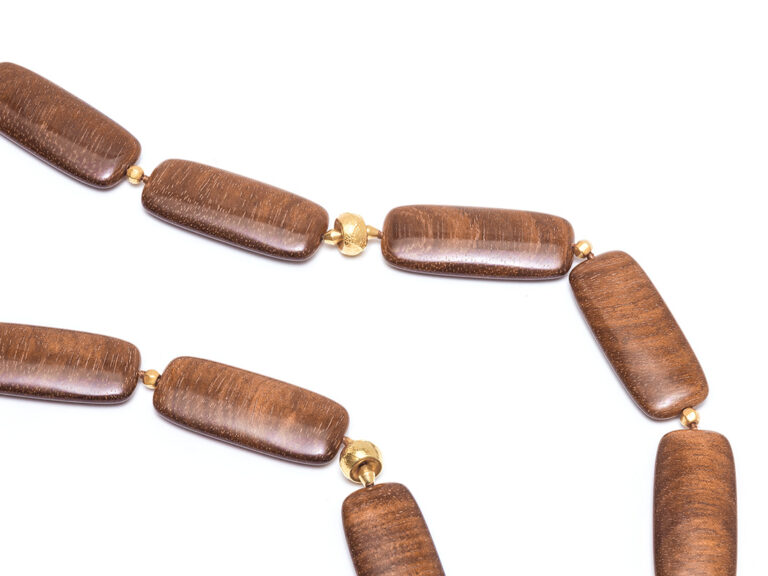 VERDURA Wood Long Necklace - Image 5