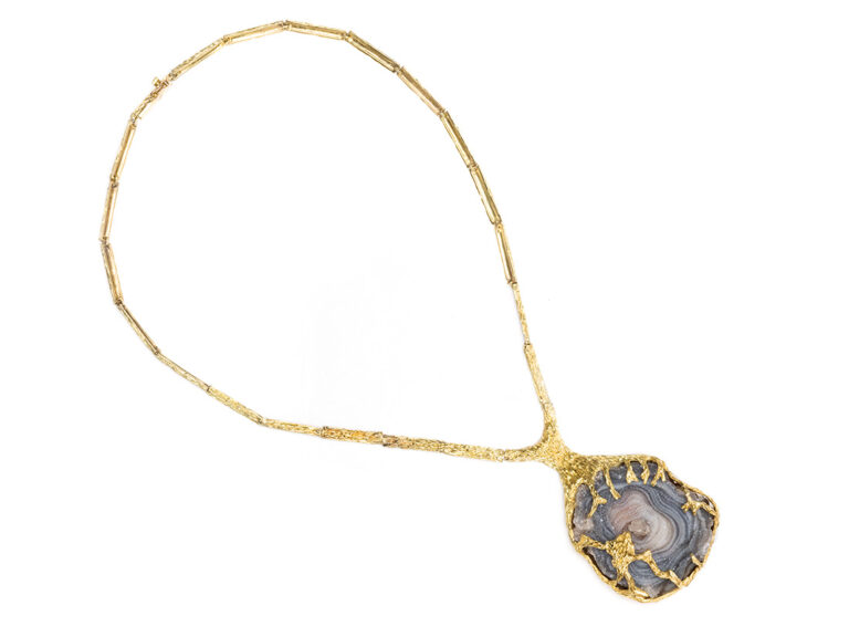 H STERN Druzy Quartz Necklace - Image 3