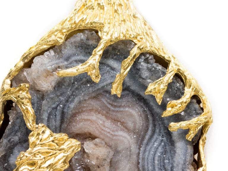 H STERN Druzy Quartz Necklace - Image 7