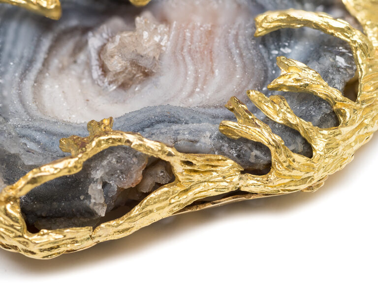 H STERN Druzy Quartz Necklace - Image 6