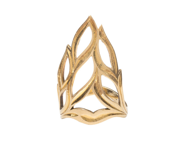CARTIER London Gold Flame Ring