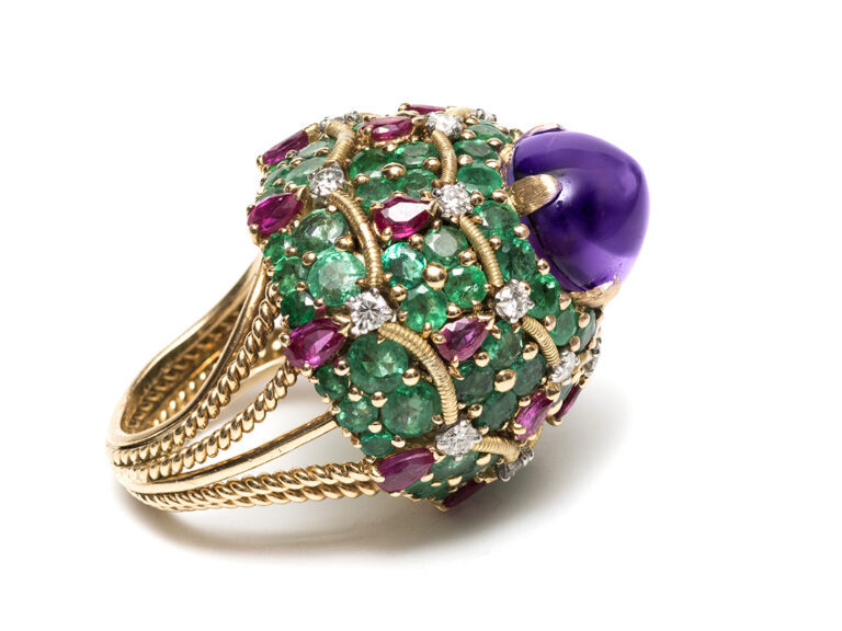 MARCHAK Paris Multi gem/Amethyst Ring - Image 3