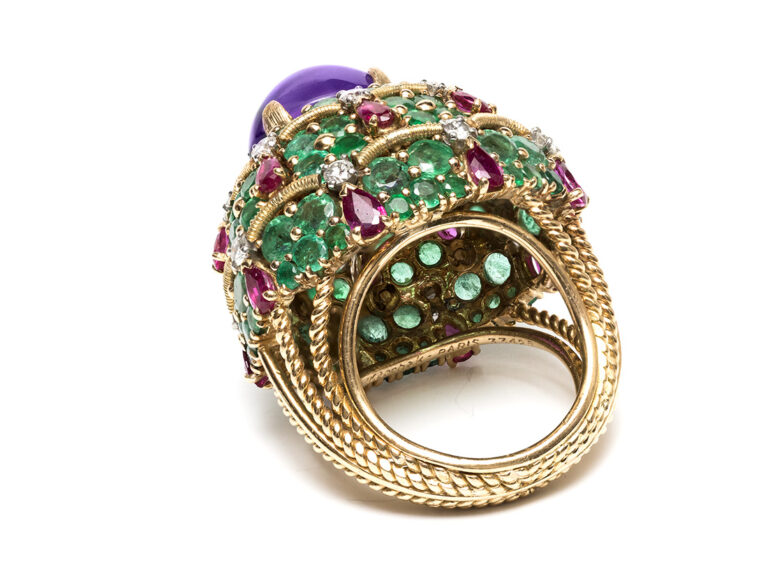 MARCHAK Paris Multi gem/Amethyst Ring - Image 7