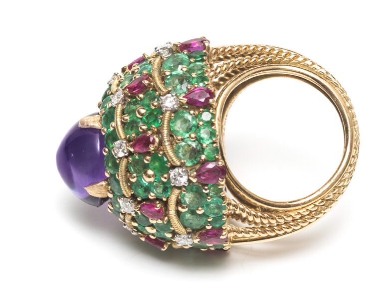 MARCHAK Paris Multi gem/Amethyst Ring - Image 6