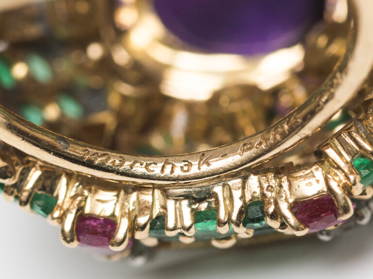 MARCHAK Paris Multi gem/Amethyst Ring - Image 8