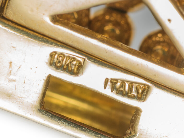 RCM 18k YG Dia / Emerald / Citrine / Pink Tourm Collar - Image 8