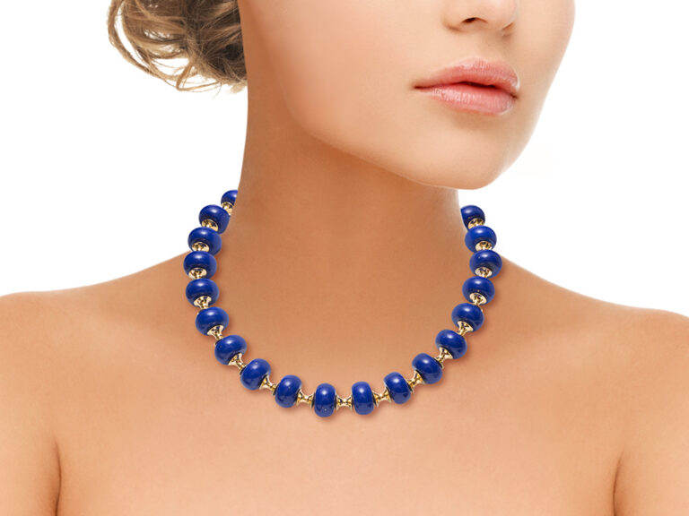 MARINA B Lapis Necklace - Image 2