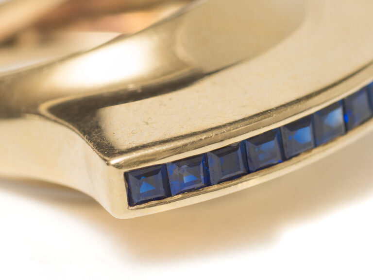 TIFFANY Picasso Sapphire Mohawk Ring - Image 5